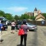 Arrivée au Château des Milandes
