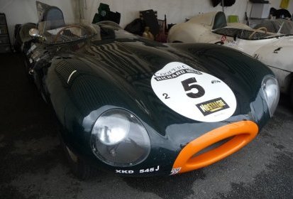Jaguar Type D victorieuse du plateau 2